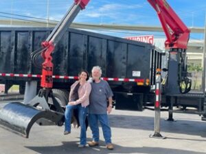 Alabama Debris Truck - Knuckles with owner